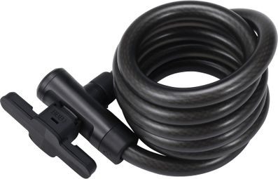BBB KeyGuard-kabel 15 x 1800 mm (met montagebeugel) zwart