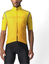 Maillot Manches Courtes Castelli Gabba RoS Edition Special Jaune