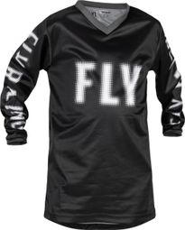 Fly F-16 Long Sleeve Jersey Black / White Child