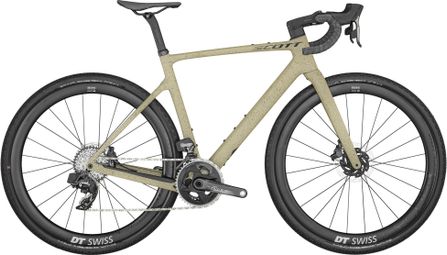 Vélo de Gravel Scott Addict Gravel 10 Sram Force eTap AXS 12V 700 mm Vert Beige