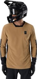 Fox Defend Thermal Long-Sleeve Jersey, Brown Sugar Beige, Men's