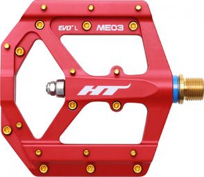 HT ME03T Red flat pedals