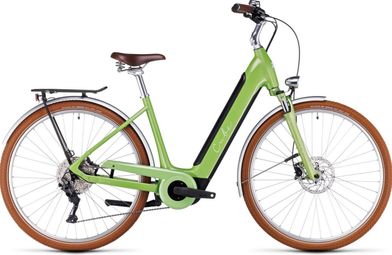 Vélo de ville électrique Cube  Ella Hybrid Ride 500 green´n´green