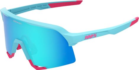100% S3 LE Fernando Tatís Jr. Sonnenbrille mit blau-topasfarbenen Spiegelgläsern