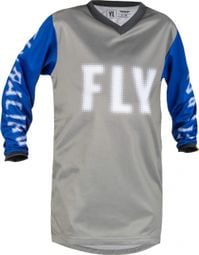 Maillot de manga larga para niños Fly F-16 Gris / Azul