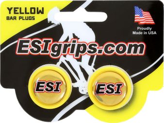 ESI Handlebar End Cap Yellow