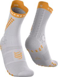 Compressport Pro Racing V4.0 Trail-sokken, grijs/oranje