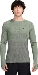 Men's Nike Therma-Fit ADV Run Division Green Grey Thermal Jersey