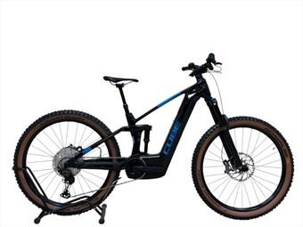 Produit reconditionné . Cube Stereo Hybrid 140 HPC SLX 750 Carbon . SHIMANO XT 2024 .  VTT électrique . Cube . très bon état