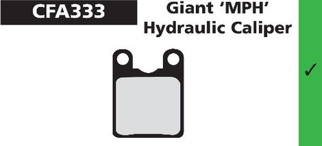 PLAQUETTES GIANT MPH HYDR CALIPER EBC.