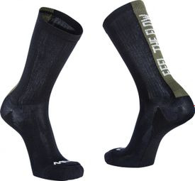 Northwave Feel The Flow Socken Schwarz/Grün