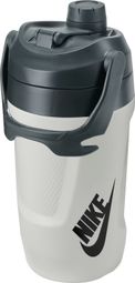 Nike Fuel Jug 1200 ml Water Bottle, White/Gray