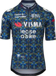 Maglia a manica corta AGU Team Visma Lease a Bike - Tour de France 2024 - Blue