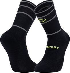 Chaussettes Running BV SPORT Reflect Noir/Jaune