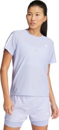 Maillot manches courtes adidas Own The Run Violet Femme