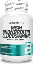 Msm Chondroitin Glucosamine (60 Tabs) - Biotech Usa -  Msm