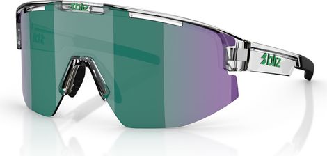 Lunettes Bliz Matrix Small Transparent White/Vert 