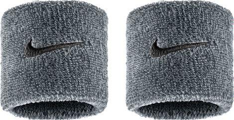 Muñequera de esponja (x2) Nike Swoosh Classic Gris