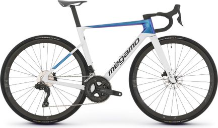 Bicicleta de carretera Megamo Pulse 15 Shimano 105 Di2 12V 700 mm Blanco/Azul 2026