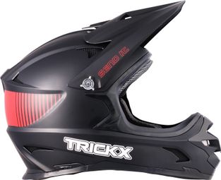 Trick-X Send it 2 Integraalhelm Zwart / Rood