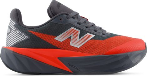 Zapatillas de running New Balance FuelCell Rebel Lace rojas/grises para niño