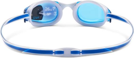 Finis Smart Connected Swim Goggles Blue/White