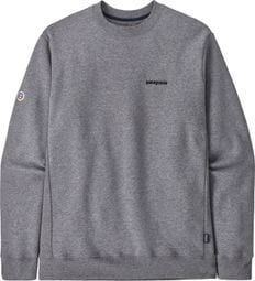 Sweat Unisexe Patagonia Fitz Roy Icon Uprisal Crew Gris