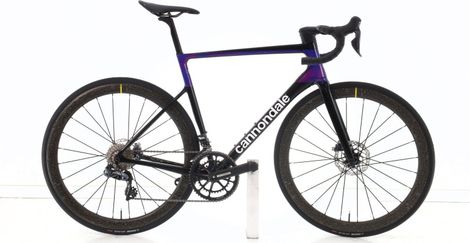 Produit reconditionné · Cannondale Supersix Evo Hi-Mod Carbone Di2 11V · Noir / Vélo de route / Cannondale | Très bon état