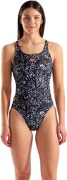 Women's swimsuit Arena Colour Book Black/Corail