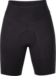 Santini Kickoff korte fietsbroek zonder bandjes voor dames, zwart