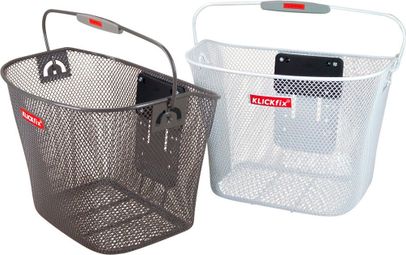 Klick-Fix Front Basket Narrow Mesh White 