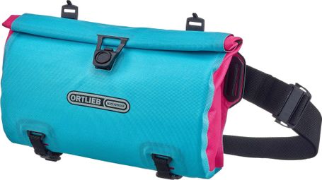 Ortlieb Velo-Sling 3L Handlebar Bag in Cyber Blue and Pink