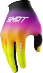 Gants Shot Draw Shade Adulte Rose Jaune Fluo