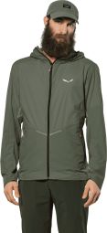 Salewa Pedroc Wind Men's Windbreaker Jacket - Green