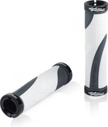 Pair of XLC GR-S23 130 mm Grips White/Gray