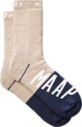 MAAP Apex Beige/Blauwe Sokken