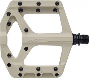 Coppia di pedali piatti HT Components Supreme-C PA32A Beige