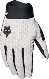 Fox Defend Chalk White Long Gloves