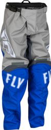 Fly Pantalón F-16 Gris / Azul Niño