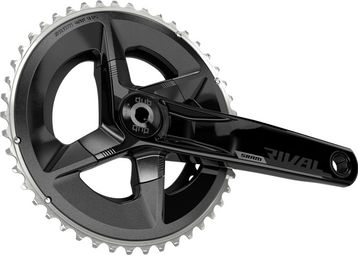 Sram Rival D1 DUB 48-35 Tanden 2x12V Crankset (zonder doos) Zwart