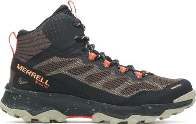 Chaussures de Randonnée Merrell Speed Strike Mid Gore-Tex Corail/Noir