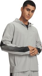 Under Armour Velociti Storm jas grijs/zwart voor heren