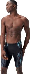 Speedo Compression Jammer Badeanzug Schwarz / Blau