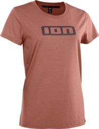 ION Logo DR Pink Women's short sleeve MTB jersey