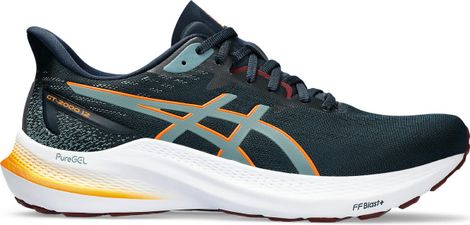 Chaussures de Running Asics GT-2000 12 Bleu Orange Homme