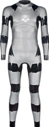 Women's Arena SAMS Carbon Neoprene Wetsuit Silver Black