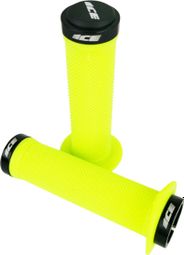 Paire de Grips Ice Fury Lock-on Jaune