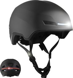 Casque E-Bike adulte | Certifié NTA 8776 | Noir avec LED