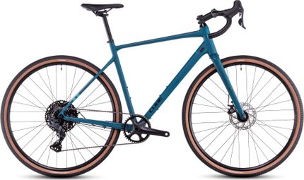 Cube Nuroad One Bicicleta de gravilla microSHIFT Sword 10S 700 mm Poseidón Verde Azul 2025