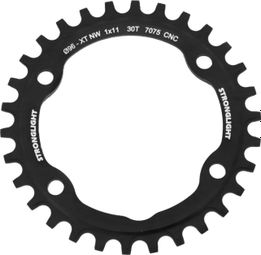 PLATEAU VTT 4BRA D.96 POUR SHIMANO XT M8000-SLX M7000 MONO STRONGLIGHT 30DTS 11V. NOIR NON FILETE